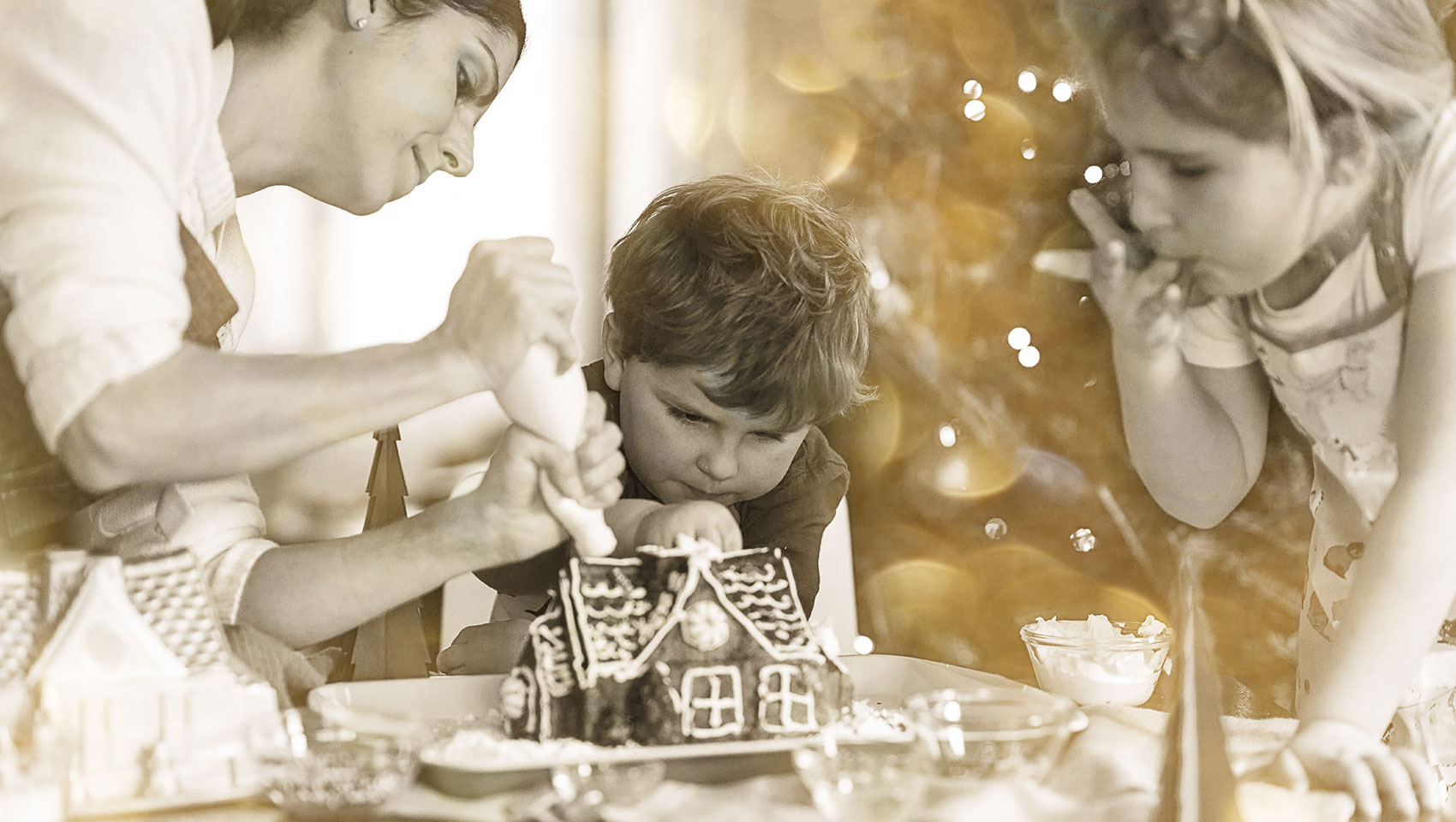 gingerbread making with children
