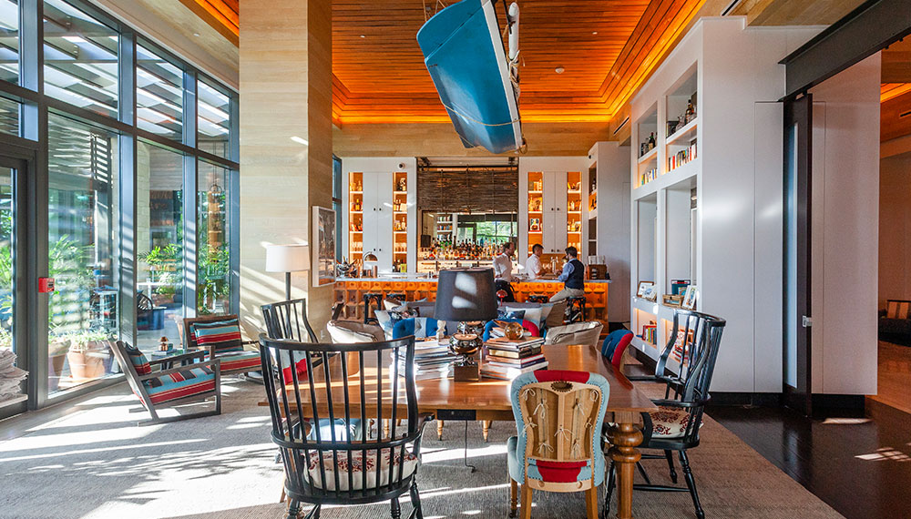 library by the sea bar