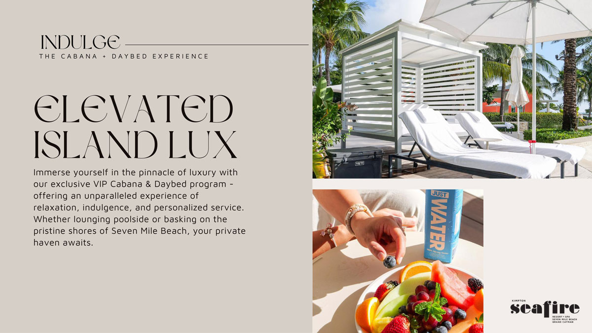 Cabana + Daybed Experience brochure