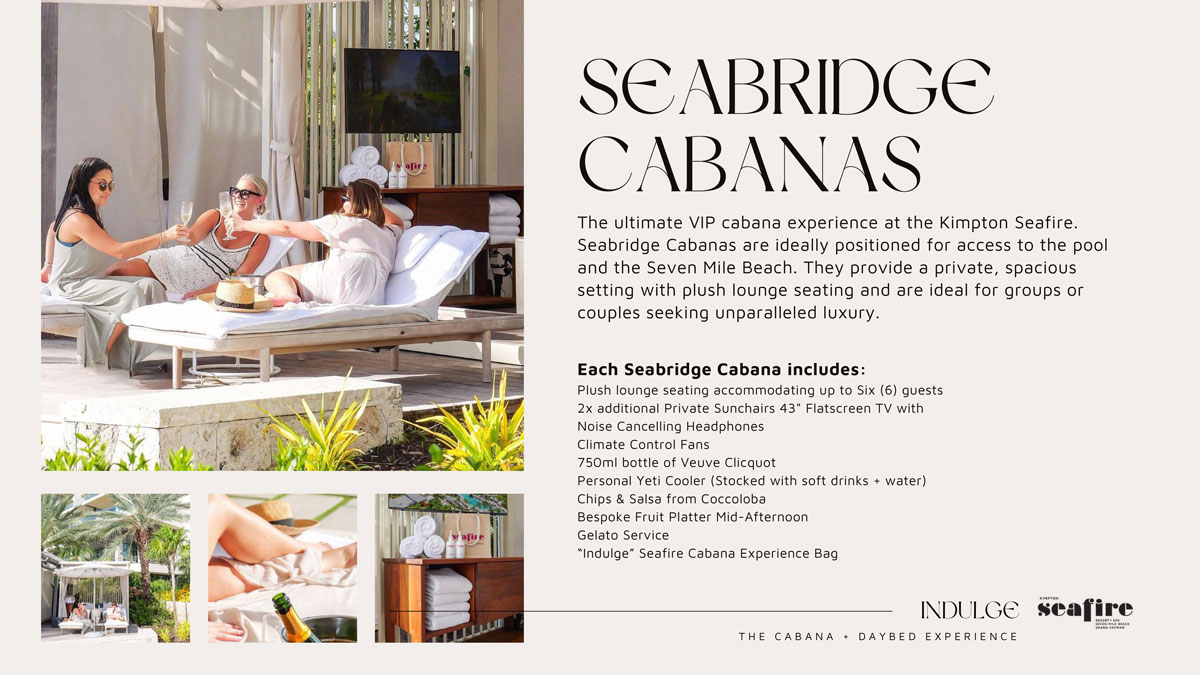 Cabana + Daybed Experience brochure