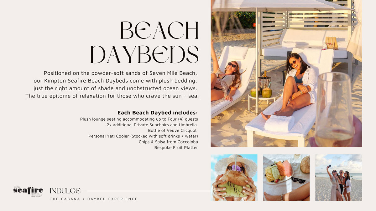 Cabana + Daybed Experience brochure