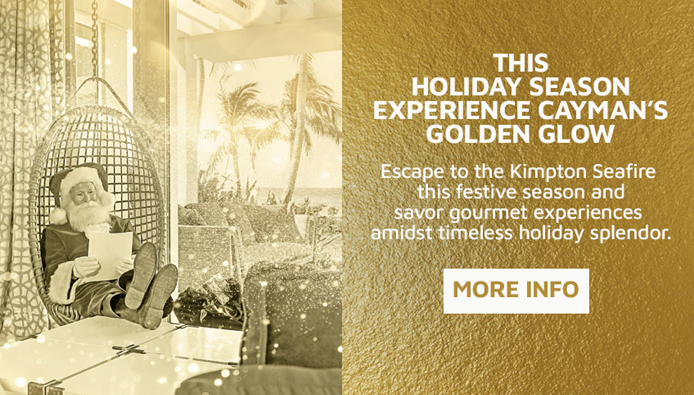 Kimpton Seafire Hotel Holiday Season Experience ;  Escape to the Kimpton Seafire this festive season and savor gourmet experiences amidst timeless holiday splendor.